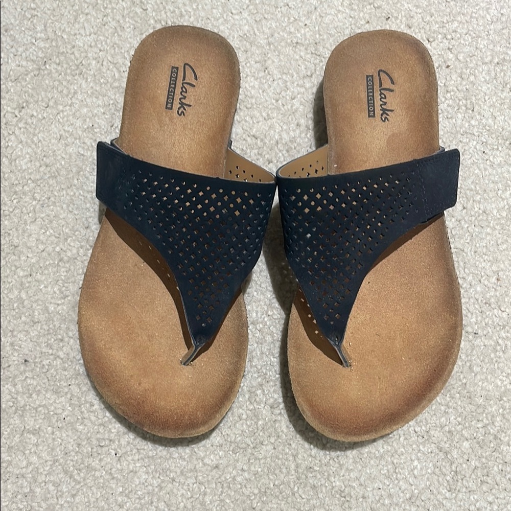 Clarks Women's Black Sandals size 6.5